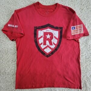 Rivalry Sports Founding Members Graphic Tee Red Men's Large T-Shirt